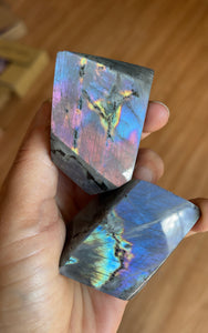 Labradorite faceted freeform