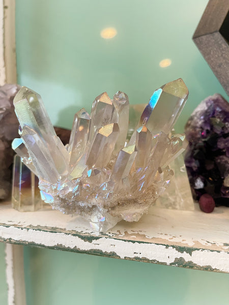 Angel Aura Quartz Cluster A