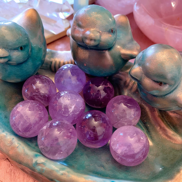 Brazilian Amethyst Spheres