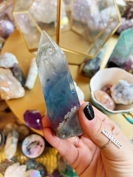 Rainbow Fluorite Tower C