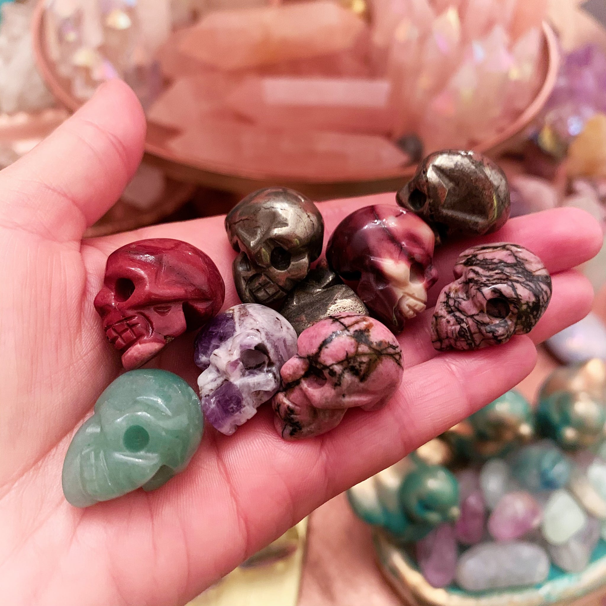 Mini Skull Pocket Stones