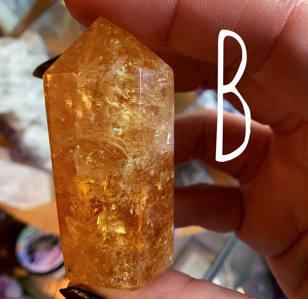 Brazilian Citrine Towers