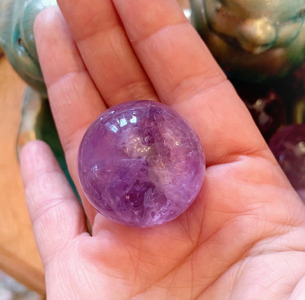 Brazilian Amethyst Spheres