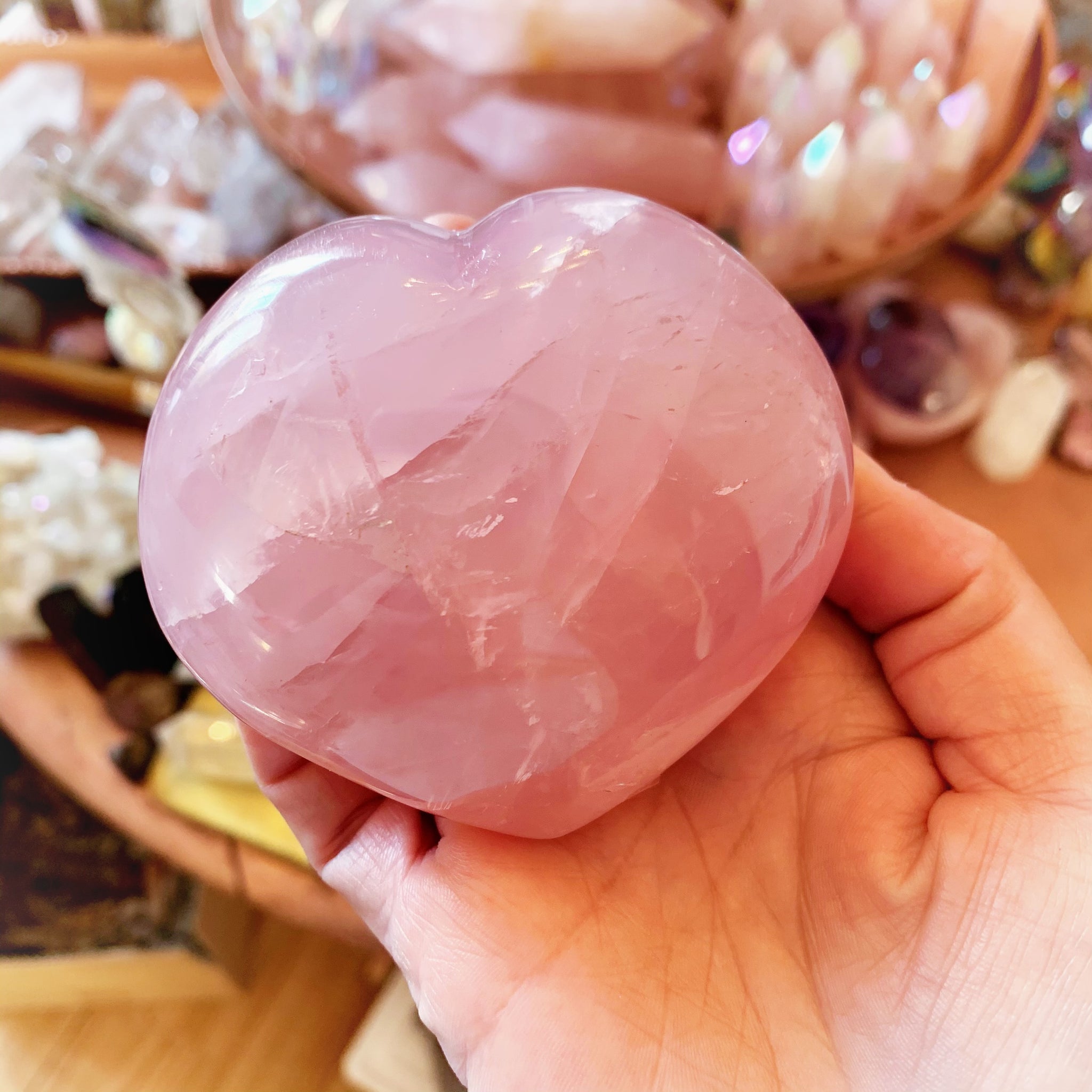 Gemmy Rose Quartz Heart #1