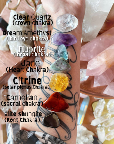 Tumbled 7 Chakra Crystal Set