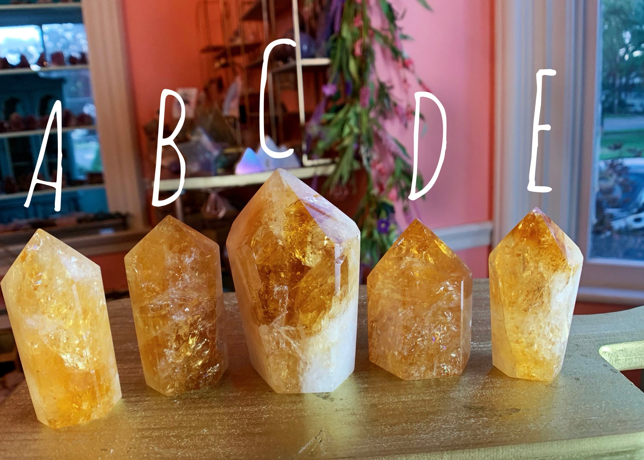 Brazilian Citrine Towers