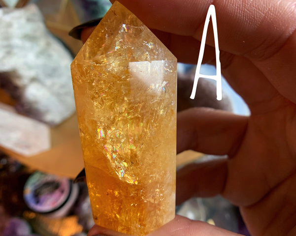 Brazilian Citrine Towers