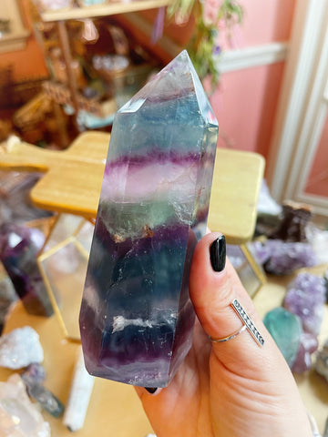 Rainbow Fluorite Tower B