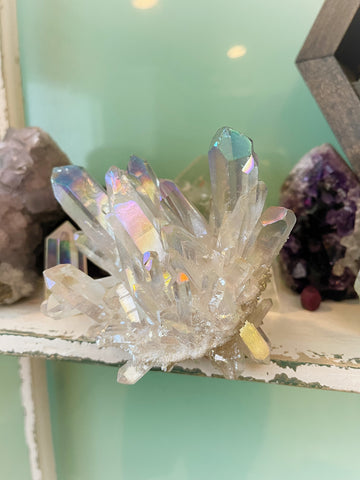 Angel Aura Quartz Cluster A