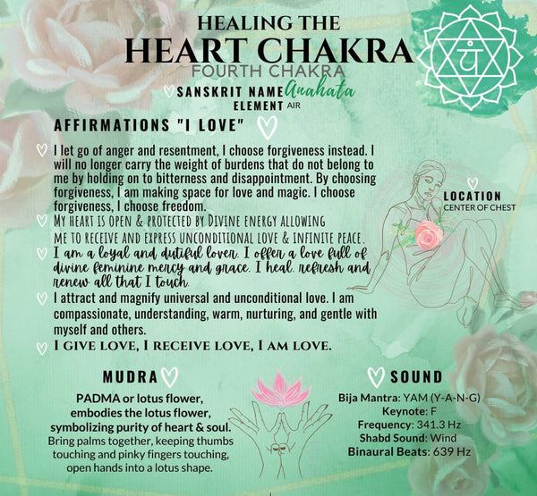 The Crystal Alchemy HEART CHAKRA Box